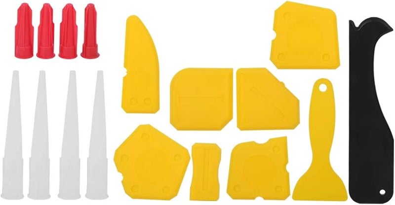 17Pcs Silicone Caulk Remover Tool Kit Professional Sealant Scraper Set - Image 4