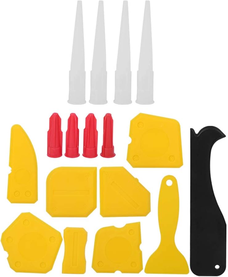 17Pcs Silicone Caulk Remover Tool Kit Professional Sealant Scraper Set - Image 2