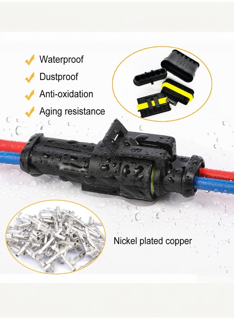 kashemano 352PCS Waterproof Electrical Connector Set for Automotive Motorcycle Marine  - Image 5