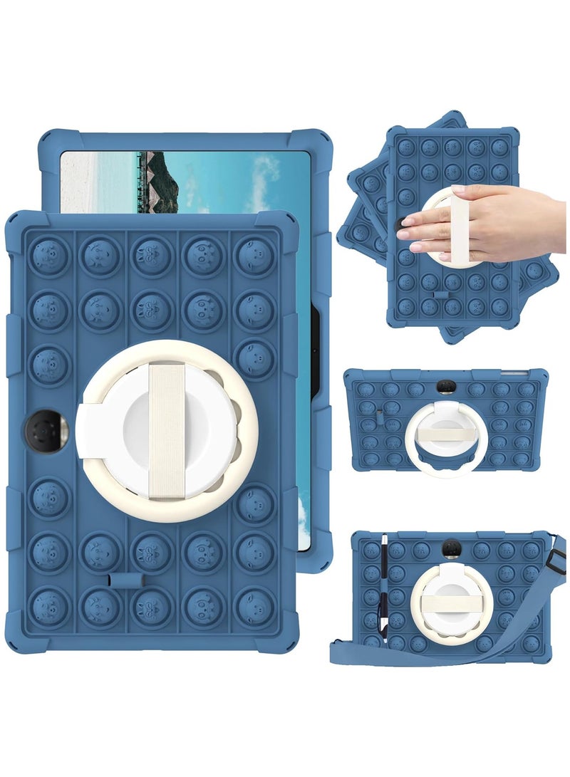 عام فقاعة الحال بالنسبة الشرف الوسادة 9 2024 12.1 بوصة ، الاطفال ودية لينة سيليكون قابل للتعديل حامل غطاء ل الشرف الوسادة 9 2024 11 12.1 بوصة ، مع حزام الكتف و بالسعة القلم - Image 1