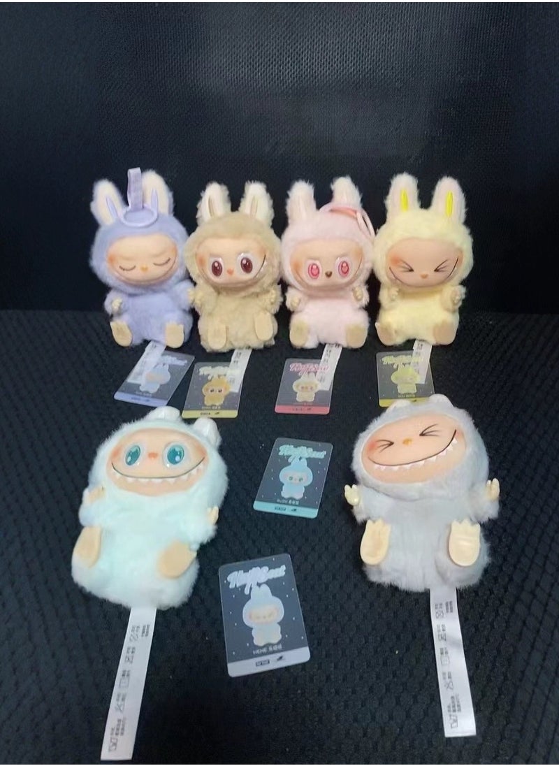 POP MART labubu Doll, Labubu Cuddly Toy, Labubu Monster Keychain, Labubu Plush Pendant, Labubu Doll, Labubu Plush Doll, Gifts for Boys and Girls  - Image 2