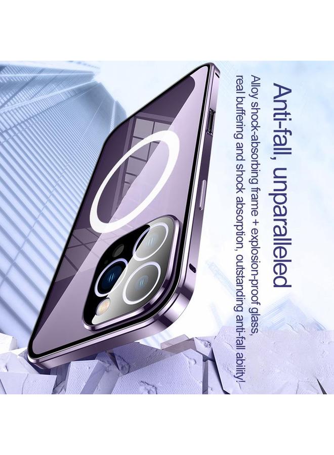 S-TOP Case For iPhone 15 Pro Max 360 Full Body Magnetic Frosted MagSafe Phone Case - Image 5