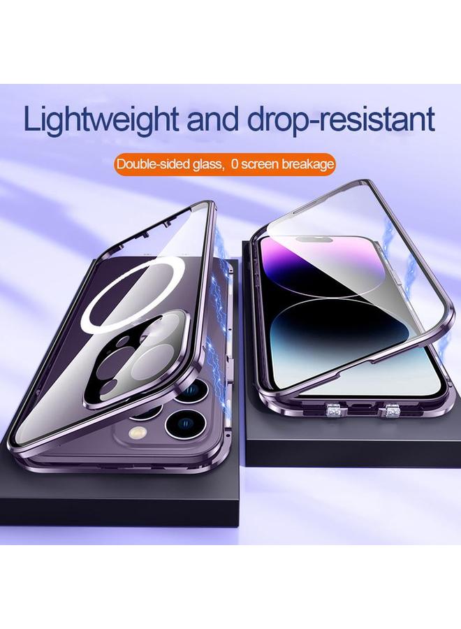S-TOP Case For iPhone 15 Pro Max 360 Full Body Magnetic Frosted MagSafe Phone Case - Image 3