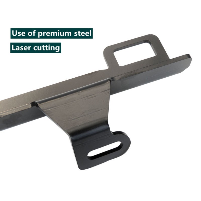 مقوس Isofix: مقوس تركيب مقعد أسود من الفولاذ العالي الجودة، ثابت ومتين - مقوس تركيب مقعد أمان طفل عالمي سهل التركيب بصمودية لاستخدام مع مقاعد أمان الأطفال في السيارات - Image 3