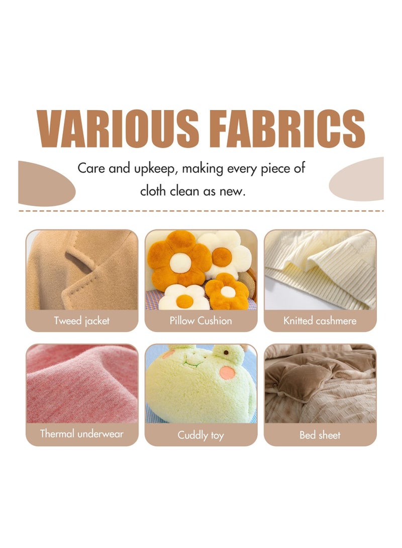 SOLARAE Fabric Shaver for Clothing, Electric Lint Remover with 6-Leaf Blades, 3 Modes Rechargeable Sweater Shaver to Remove Pilling for Clothing, Couch, Furniture, Fuzz, Lint Ball, Bobbles - Image 5