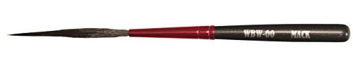 Mack Brush Andrew Mack Wizard Black Widow Scroll Striper Sizes 000, 00, 0, 1, 2 Set WBW - Image 4