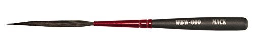Mack Brush Andrew Mack Wizard Black Widow Scroll Striper Sizes 000, 00, 0, 1, 2 Set WBW - Image 2