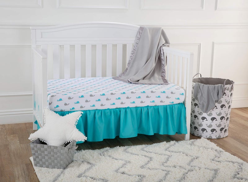 TL Care Fleece Blanket with Silk-Like Satin Trim, Soft, Warm & Cozy, Gray, 30" x 40" for Boys and Girls, Perfect for Baby Carrier, Stroller, Travel and Gifting - Image 3