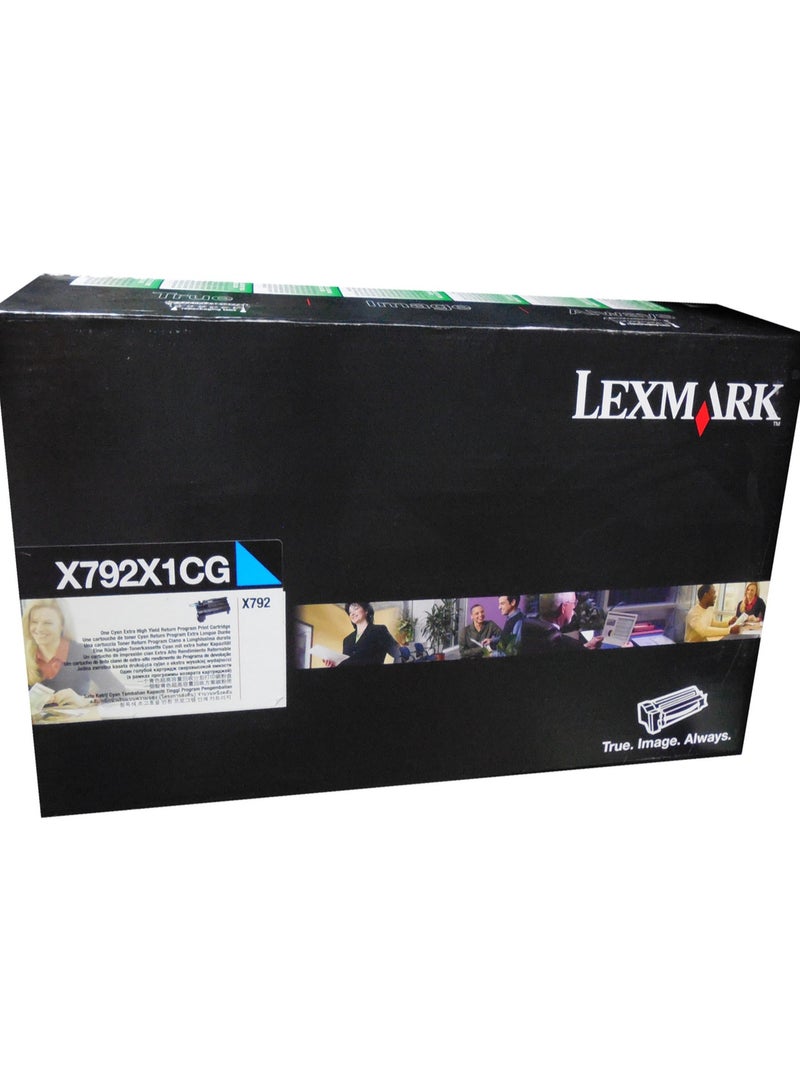 Lexmark Lexmark X792  Cyan Extra High Yield Return Program Print Cartridge (20K)