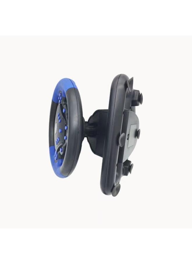 Explosions Game Steering Wheel Multi-function 4 In 1 Vibration PS3PS4 Android System Computer Universal-Product Color:Black + Red 4-in-1 Multifunctional Steering Wheel