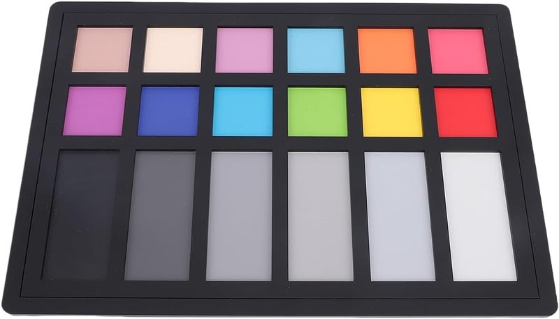 Color Calibration Card for Digital Photography, 18 Color Correction Charts with 12 & 6 Grayscale Panels, 8.7x5.9in Acrylic Card - Accurate Color Alignment, Streamlined - Image 4