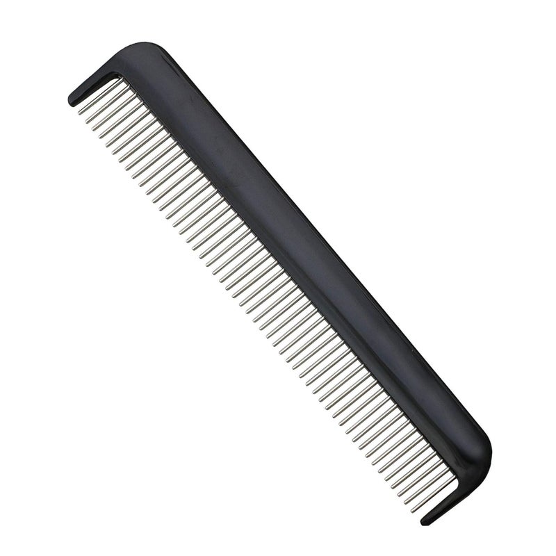 Untangler Pet comb for easy mat removal - silky smooth rotating teeth untangles without causing pain to pets (7" Onyx Black) - Image 1