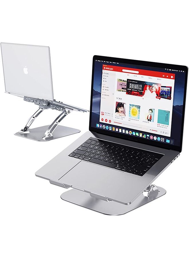Arabest Laptop Stand with Desk Fan Laptop Cooler Base Computer Folding Desk Compatible with Macbook Air Pro Dell Hp Acer Asus Huawei Xiaomi. - Image 3