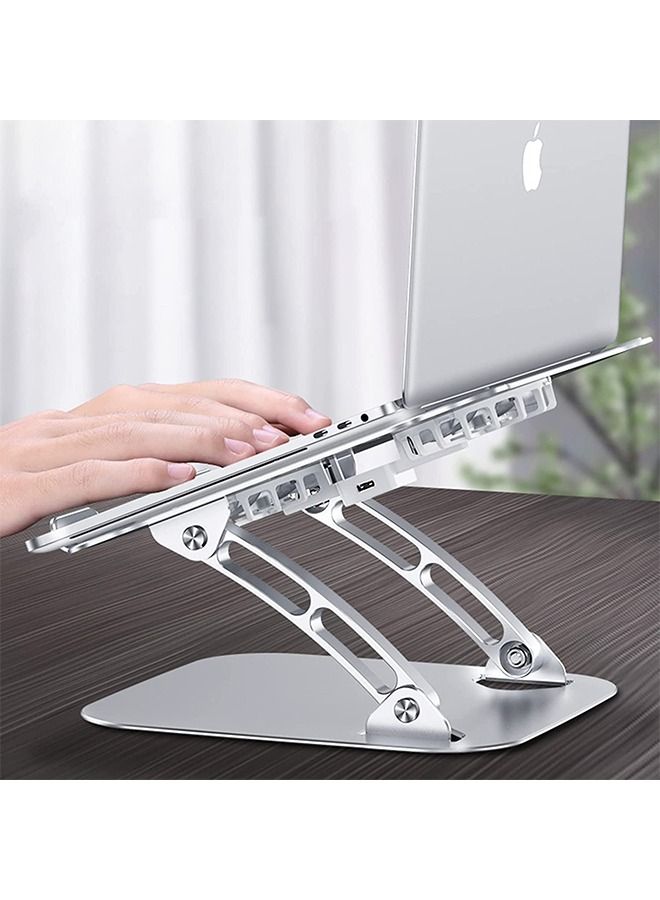 Arabest Laptop Stand with Desk Fan Laptop Cooler Base Computer Folding Desk Compatible with Macbook Air Pro Dell Hp Acer Asus Huawei Xiaomi. - Image 4