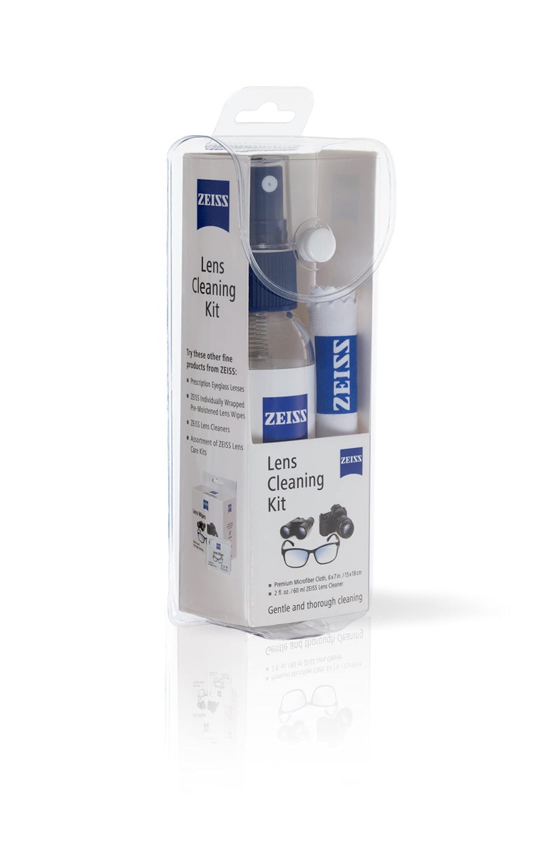 ZEISS 2oz Spray and Microfiber Lens Cleaner Care Kit for Coated Lenses, Binoculars, Scopes, Cameras, and Glasses, 1-Pack - Image 1