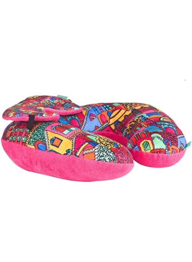 Chumbak Chumbak Monument Travel Pillow With Eye Mask