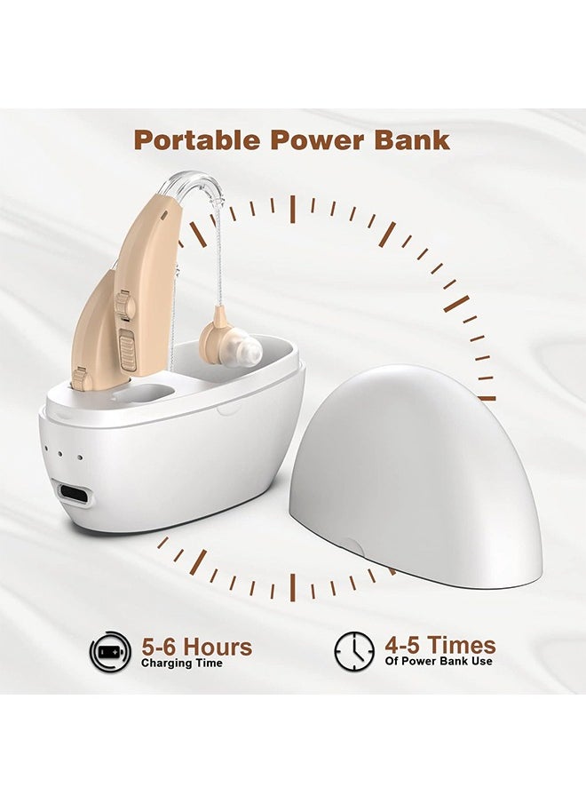 Generic - Hearing Aids, Hearing Aids for Seniors with Noise Cancelling and Volume Control, Rechargeable Hearing Aids for Hearing Loss with Charging Case - Image 1
