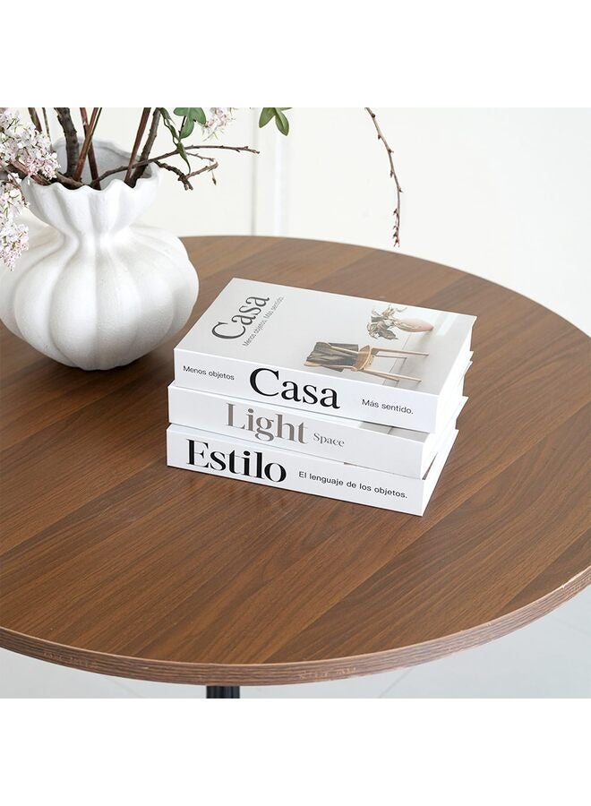 قطع من الكتب الزخرفية المزيفة، كتب مزيفة واقعية لديكور رف الكتب والمكتب المنزلي، تصميم عصري بسيط لديكور المنزل، هدية أنيقة للنساء - Image 5