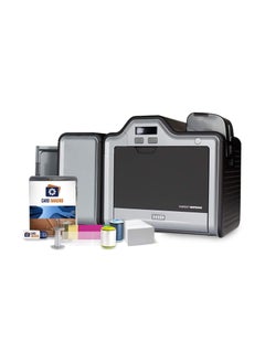 Fargo HDP5000 Dual Side w Mag Encoder ID Card Printer & Supplies Bundle with Card Imaging Software 89013