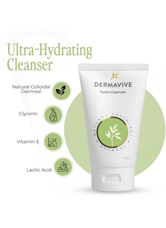 Dermavive Hydra Cleanser - 120 mL  - Image 4