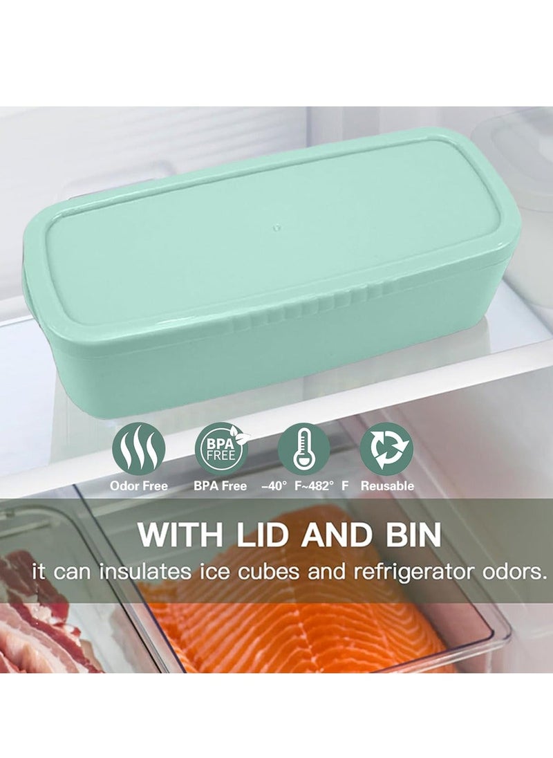 DMG TECH - Ice Cube Tray Hollow Cylinder Ice Cube Molds Silicone Ice Tray 3 Cavities Ice Cube - Image 1