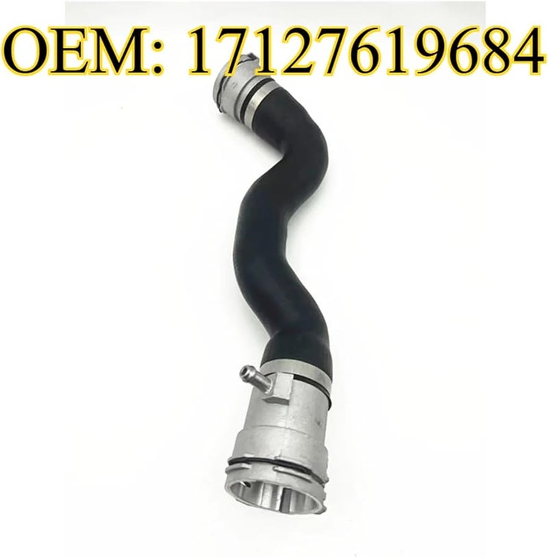 BMW 5 Series F10 F11 F18 Coolant Hose Replacement OEM 17127619684 - Image 3