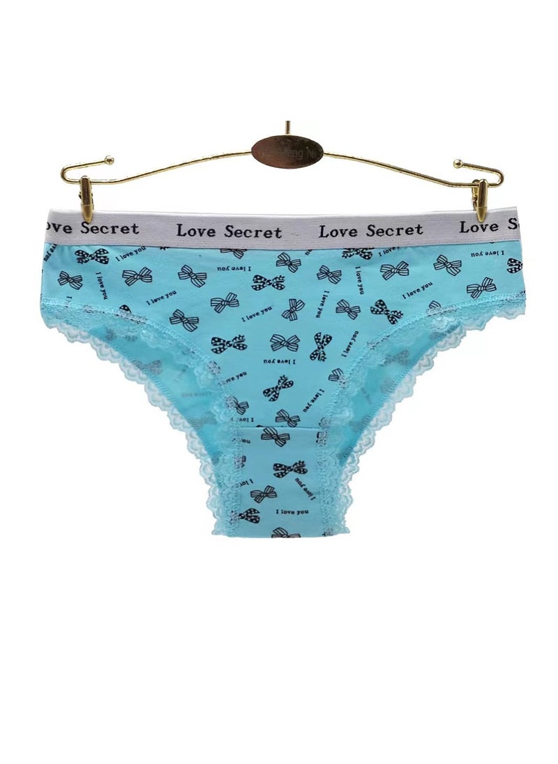 Zeemey - Zeemey 6-Piece Cotton Bikini Breathable Panties Low Waist Fashionable Ladies - Image 1