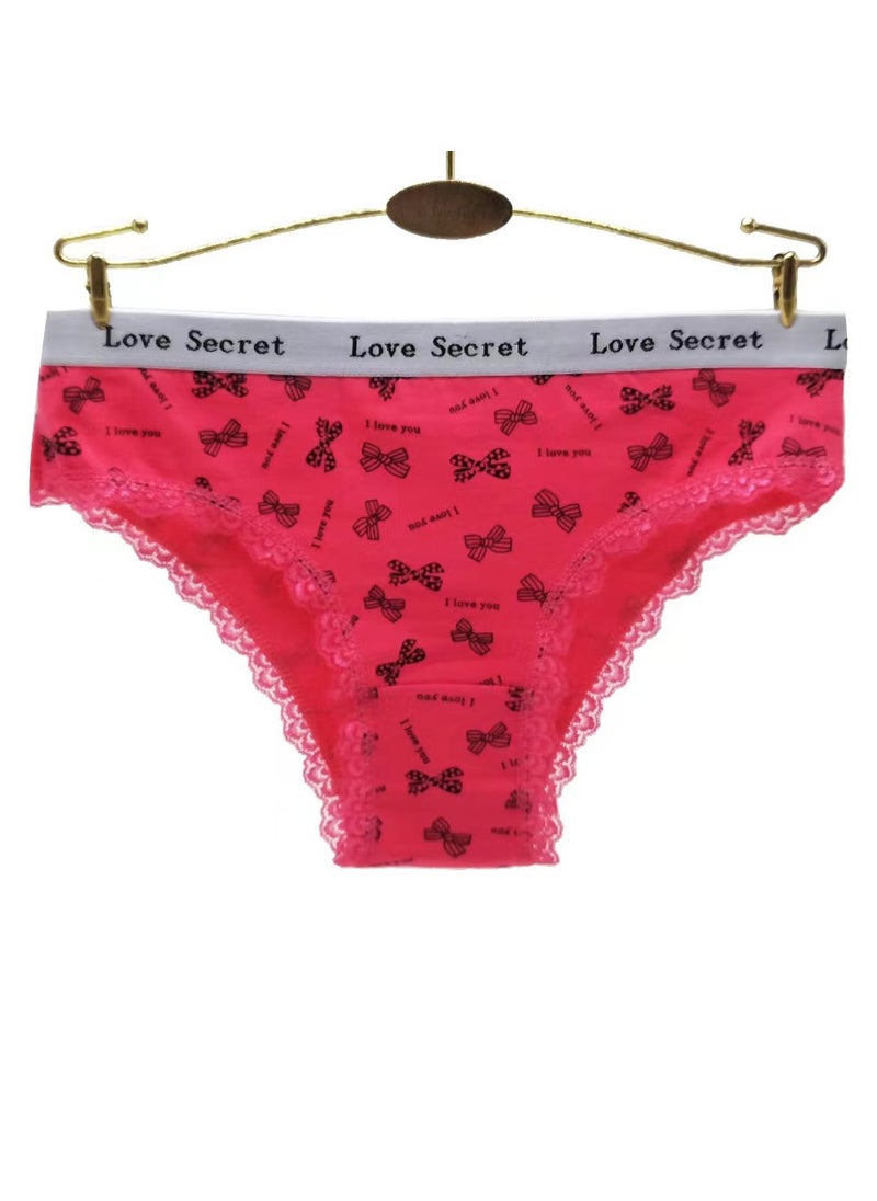 Zeemey - Zeemey 6-Piece Cotton Bikini Breathable Panties Low Waist Fashionable Ladies - Image 1