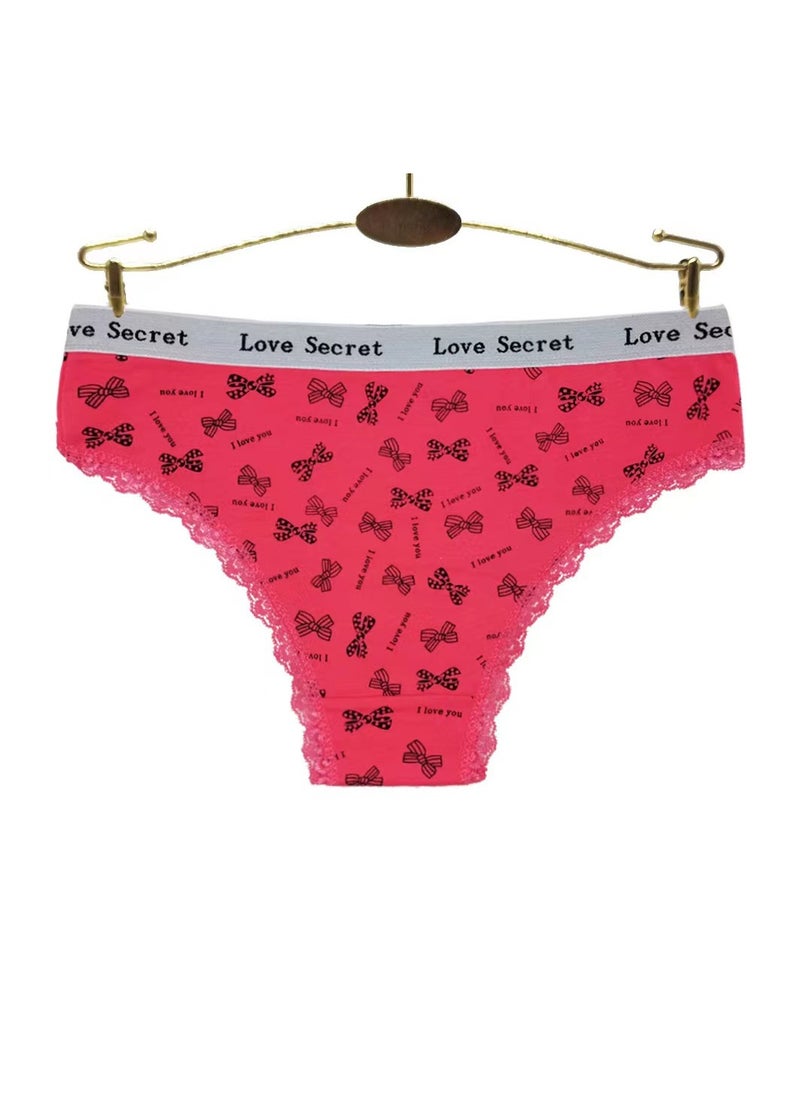 Zeemey - Zeemey 6-Piece Cotton Bikini Breathable Panties Low Waist Fashionable Ladies - Image 1
