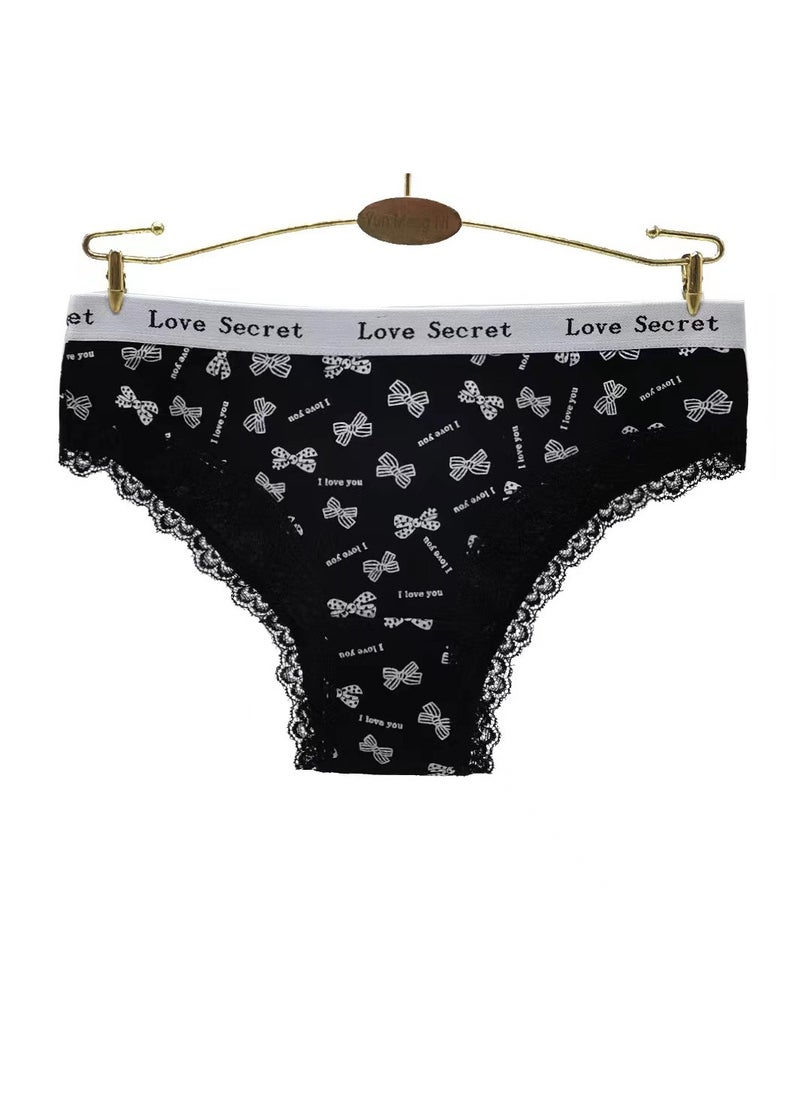 Zeemey - Zeemey 6-Piece Cotton Bikini Breathable Panties Low Waist Fashionable Ladies - Image 1