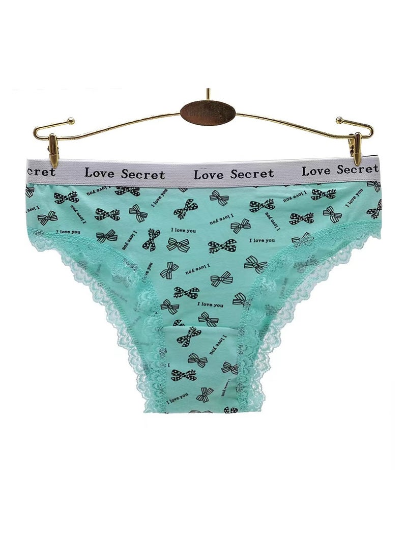 Zeemey - Zeemey 6-Piece Cotton Bikini Breathable Panties Low Waist Fashionable Ladies - Image 1