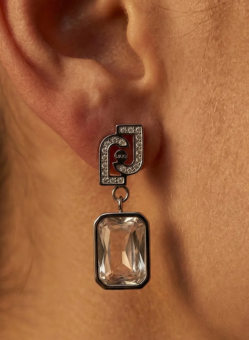 ليو جو أقراط ليو جو أروما فضية