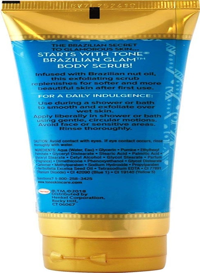 Tone Body Scrub - Brazilian Glam - Net Wt. 4.5 FL OZ (133 mL) Per Tube - Pack of 2 Tubes - Image 3