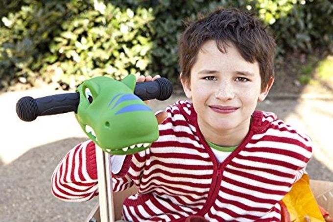 Scootaheadz Dinosaur Scooter Accessories Personalize Your Boys Ride Dino Scooter Head for Kids Toys for Boys Ages 3 and Up Danny Dino in Green - Image 5