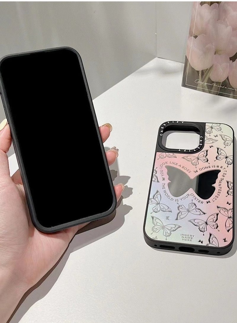 Case for iPhone 15 Pro 6.1 inch Compatible with Magsafe Butterfly Pattern Cover