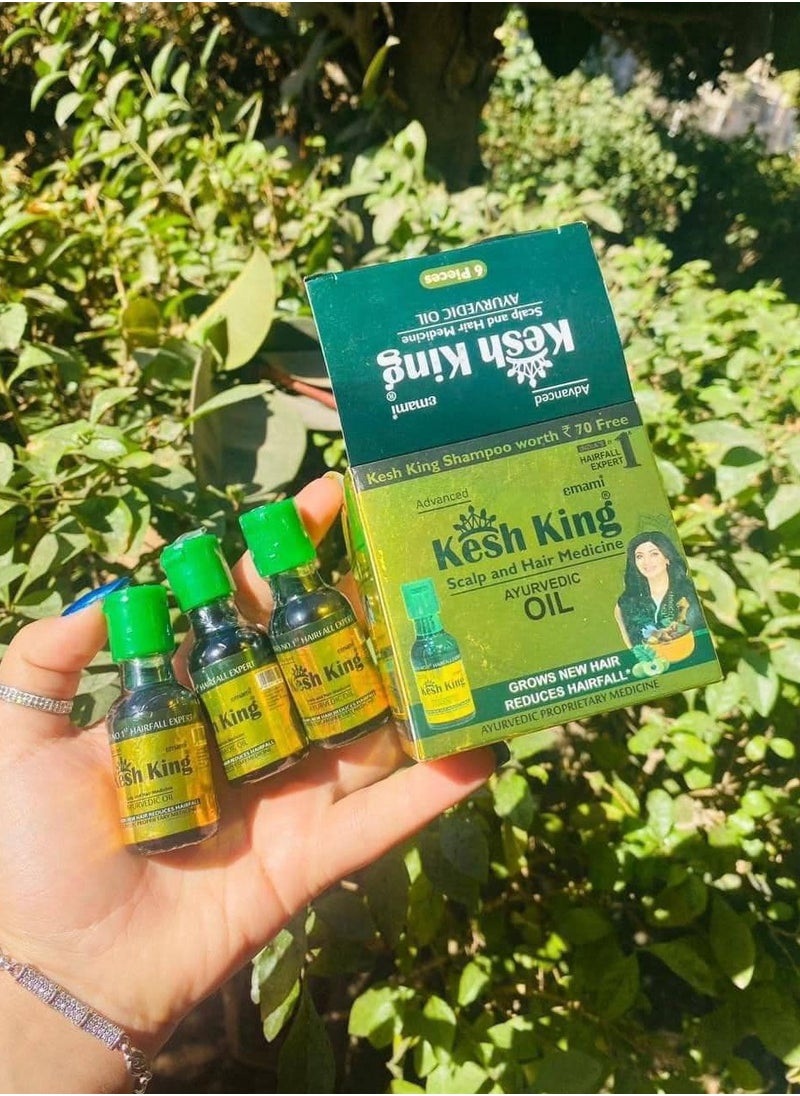 Kesh King Kesh King Ayurvedic Scalp and Hair Medicine Oil - 16ML 3 Pieces  - Image 2