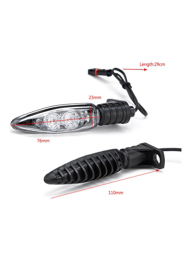 Loquat Motorcycle LED Turn Signals Indicators Light - Image 4