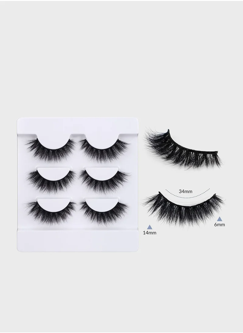BEPHOLAN BEPHOLAN Super Volume Multi-layered Faux Mink-XMZ276