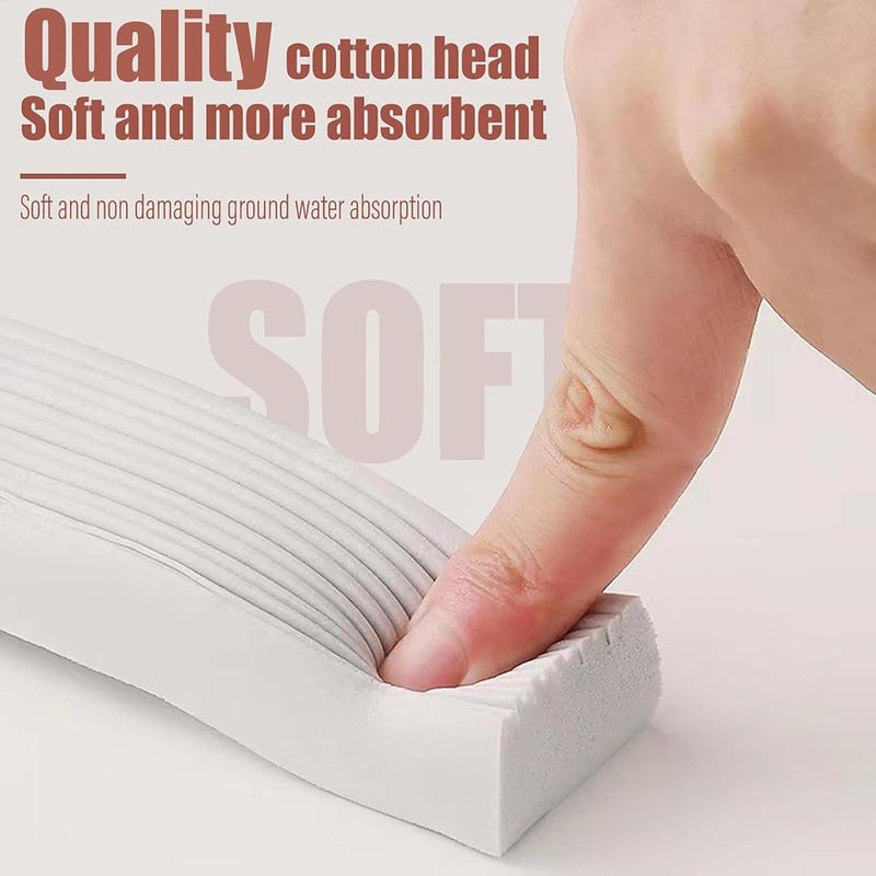 Krevia Krevia Squeezing with Short Handed Mini Mop Portable Quick Cleaning Sponge Absorber Mop with Squeezing Technology for Bathroom Cleaner Kitchen Glassware Cleaner Wall Multicolor - Image 4