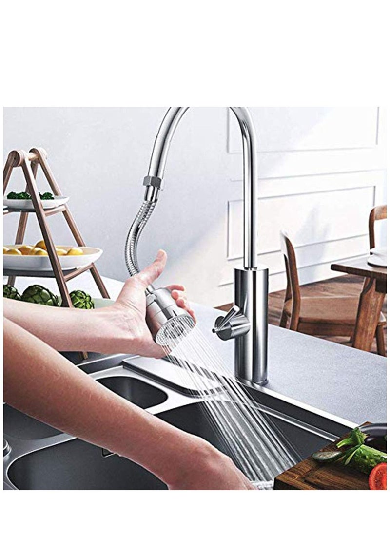 KASTWAVE - 360 Rotating Faucet Sprayer Kitchen Faucet Accessories Booster Shower Household Faucet Water Splash Filter Kitchen Sink Filter Water Saver Nozzle - Image 1