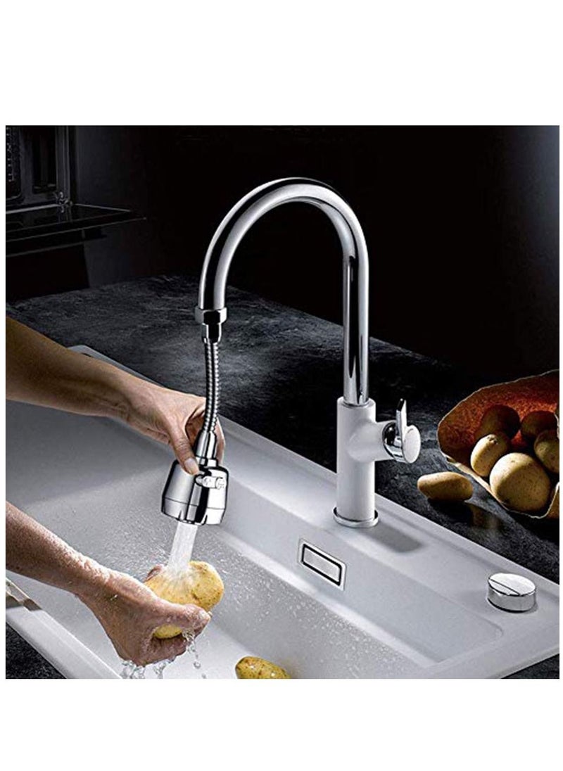 KASTWAVE - 360 Rotating Faucet Sprayer Kitchen Faucet Accessories Booster Shower Household Faucet Water Splash Filter Kitchen Sink Filter Water Saver Nozzle - Image 1