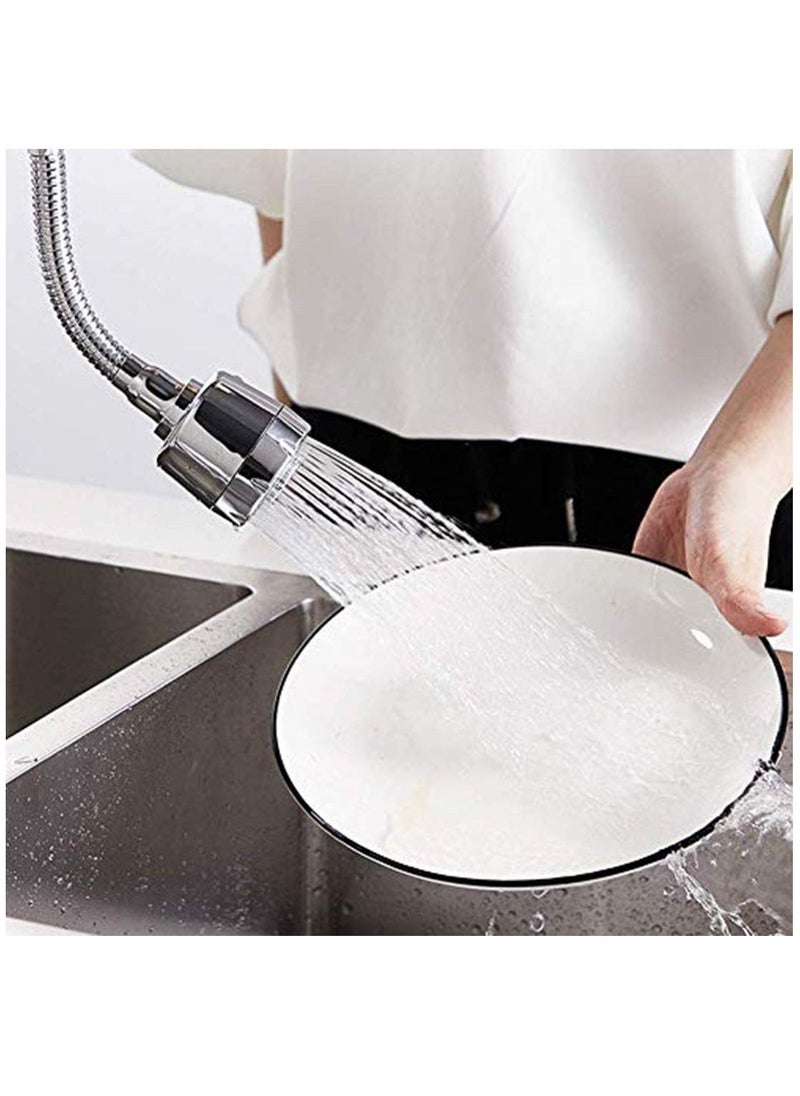 KASTWAVE - 360 Rotating Faucet Sprayer Kitchen Faucet Accessories Booster Shower Household Faucet Water Splash Filter Kitchen Sink Filter Water Saver Nozzle - Image 1