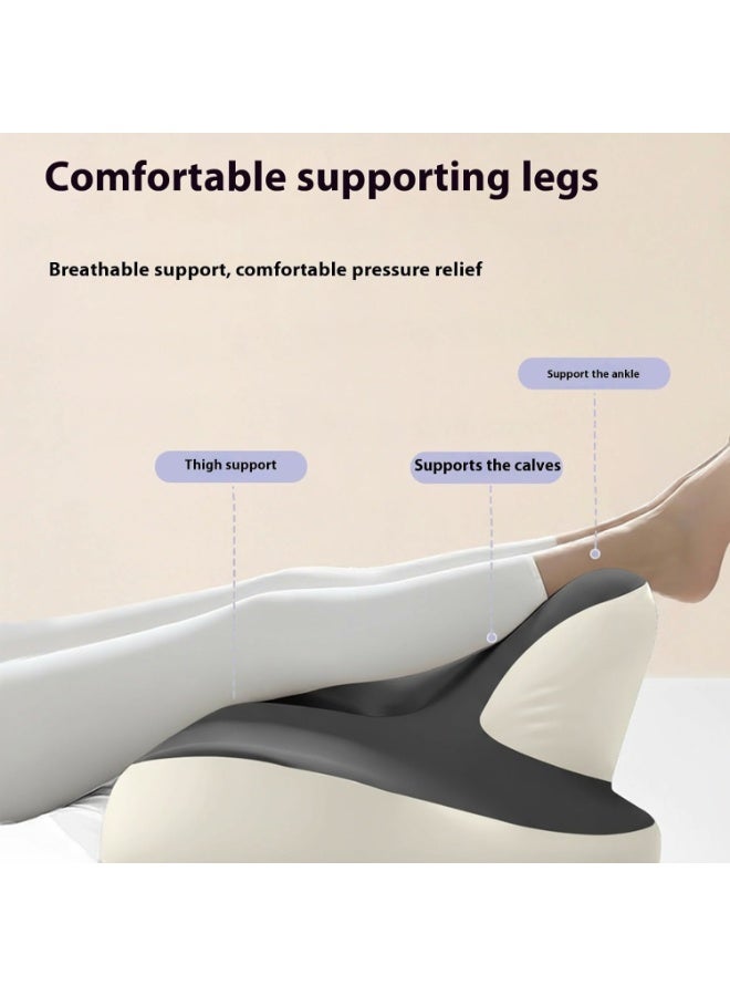 والالا وسادة رقبة للنوم والانحناء والاستلقاء، وسادة إسفنجية محيطية للظهر والبطن، وسادة عنق مريحة لتخفيف آلام الرقبة والكتف - Image 3