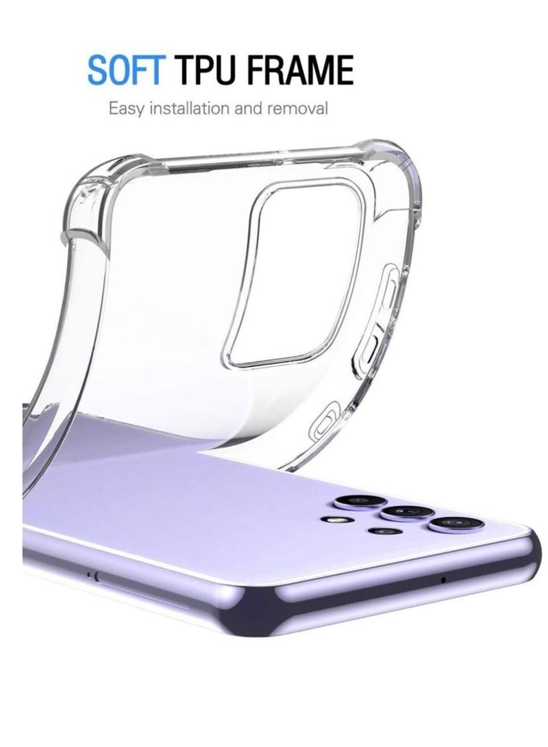 LEDIN Case for Samsung Galaxy A53 5G Clear Case Soft Flexible Silicone Back Cover Shockproof Anti Scratch Case with Reinforced Bumper Corner Compatible for Samsung Galaxy A53 5G Clear - Image 3