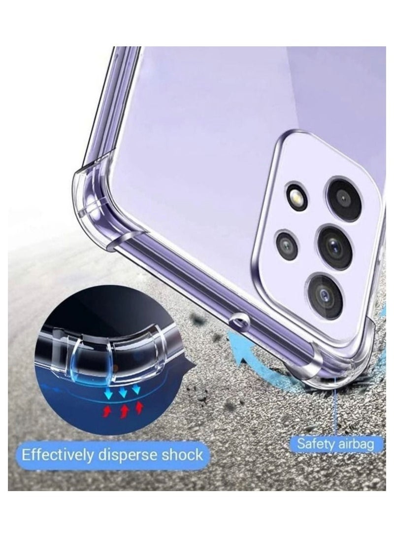 LEDIN Case for Samsung Galaxy A53 5G Clear Case Soft Flexible Silicone Back Cover Shockproof Anti Scratch Case with Reinforced Bumper Corner Compatible for Samsung Galaxy A53 5G Clear - Image 2