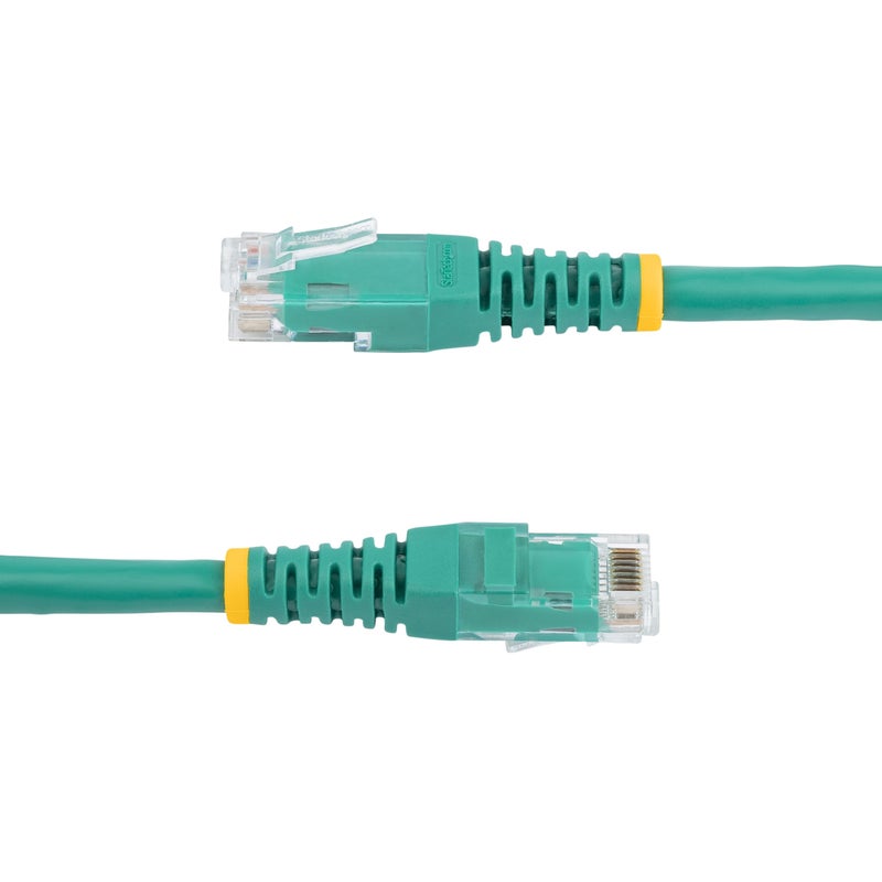 StarTech.com 7ft CAT6 Ethernet Cable - Green CAT 6 Gigabit Ethernet Wire -650MHz 100W PoE RJ45 UTP Molded Network/Patch Cord w/Strain Relief/Fluke Tested/Wiring is UL Certified/TIA (C6PATCH7GN) - Image 3