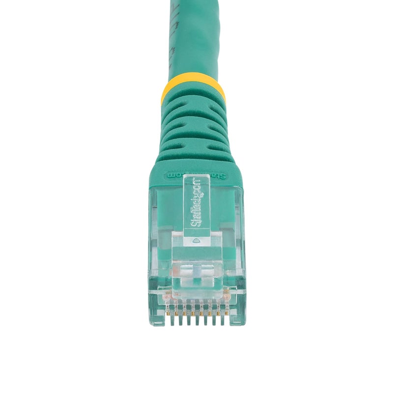 StarTech.com 7ft CAT6 Ethernet Cable - Green CAT 6 Gigabit Ethernet Wire -650MHz 100W PoE RJ45 UTP Molded Network/Patch Cord w/Strain Relief/Fluke Tested/Wiring is UL Certified/TIA (C6PATCH7GN) - Image 4