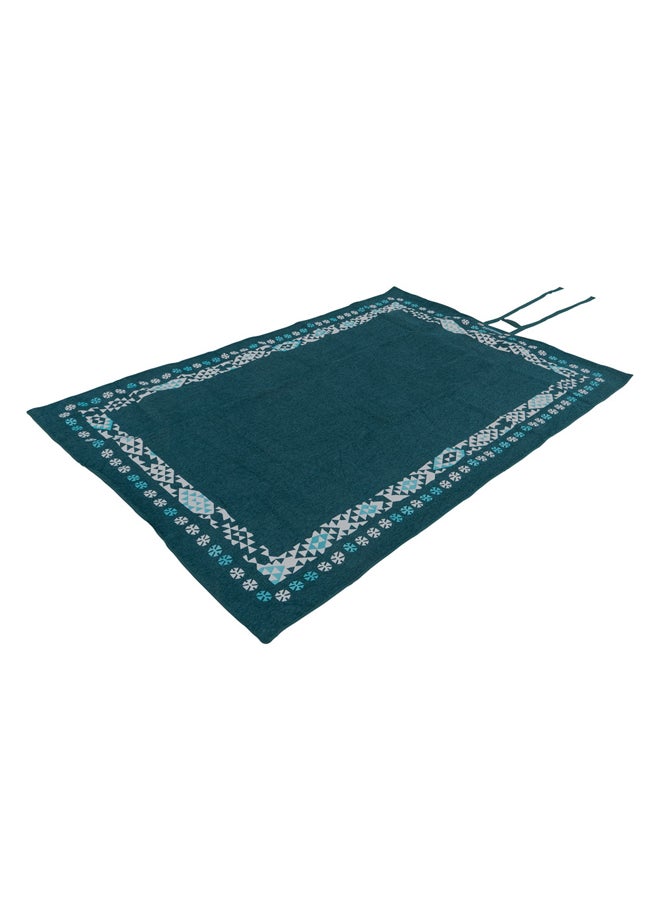 AL SANIDI Ground seating mat for camping , Portable Camping and Hiking Floor Mat, Cadet Blue, Size 300*200 Cm  - Image 3