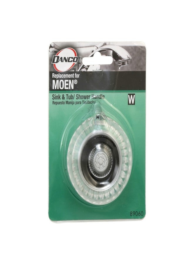 Danco 89060 Round Acrylic Faucet or Tub/Shower Handle, White|Clear - Image 3