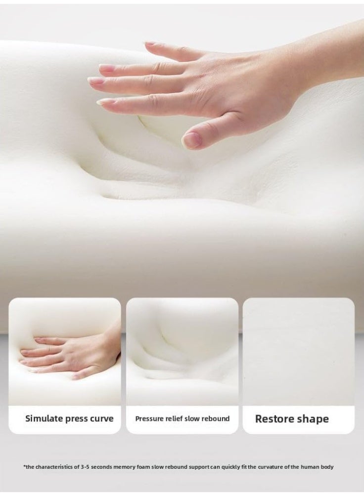 Back Pillow Wedge Bed Rest Pillow Leg Positioner Pillows for bed Sitting Up Adult Memory Foam Pillow Back Support Reading Pillow for Beds Sofas Sleeping Back and Leg Pain Relief Acid Reflux Anti Snoring - Image 5